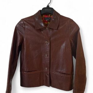 Vintage Anthropologie 100% authentic leather jacket